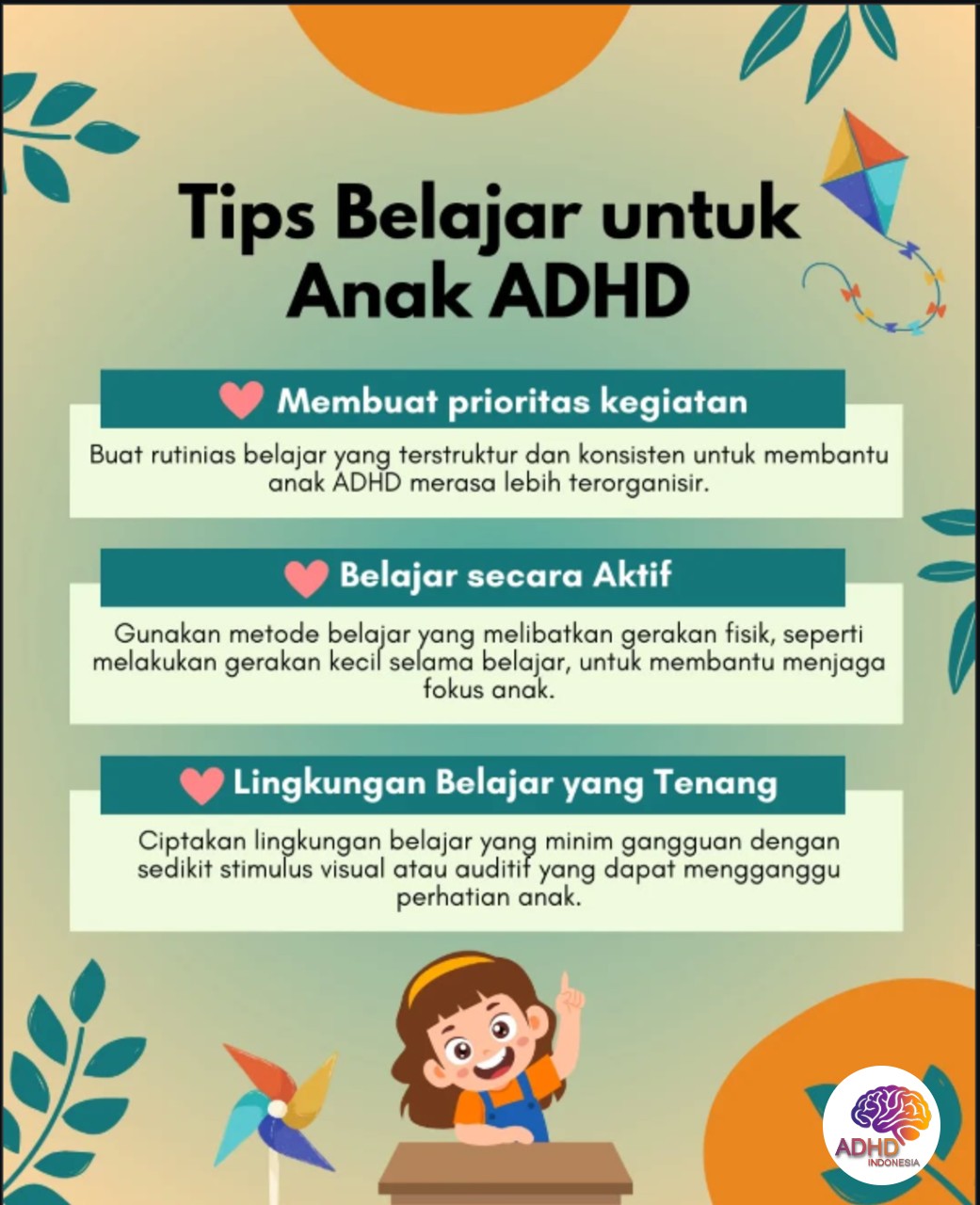 Strategi Belajar yang Cocok untuk Anak ADHD di Kota Sorong